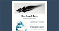 Desktop Screenshot of brandonjobrien.com